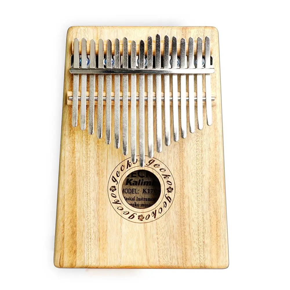 17 клавишный деревянный большой палец пианино калимба B музыкальный инструмент