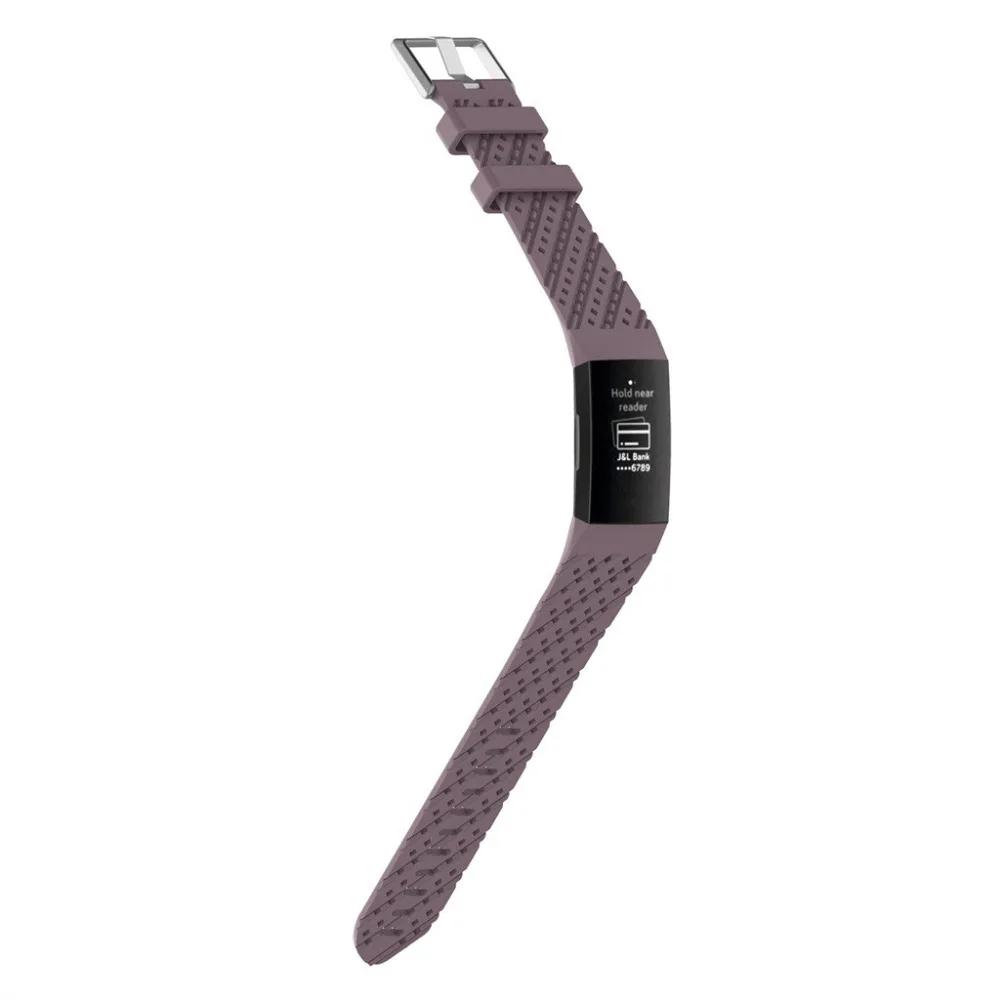 Браслет ремешок для fitbit модный спортивный дышащий силиконовый браслет ремешок для Fitbit Charge 3 Прямая поставка