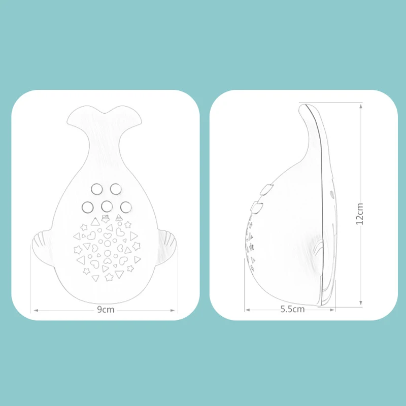 

Baby LED Sleep Lamp Whale Night Light Baby Luminous Projector Story Machine Music Player Animal Lamp Toys Baby Learning Machine