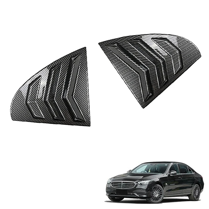 

AU04-обшивка затвора заднего стекла автомобиля из углеродного волокна для Benz W206 C-Class 2021 2022 обшивка бокового окна