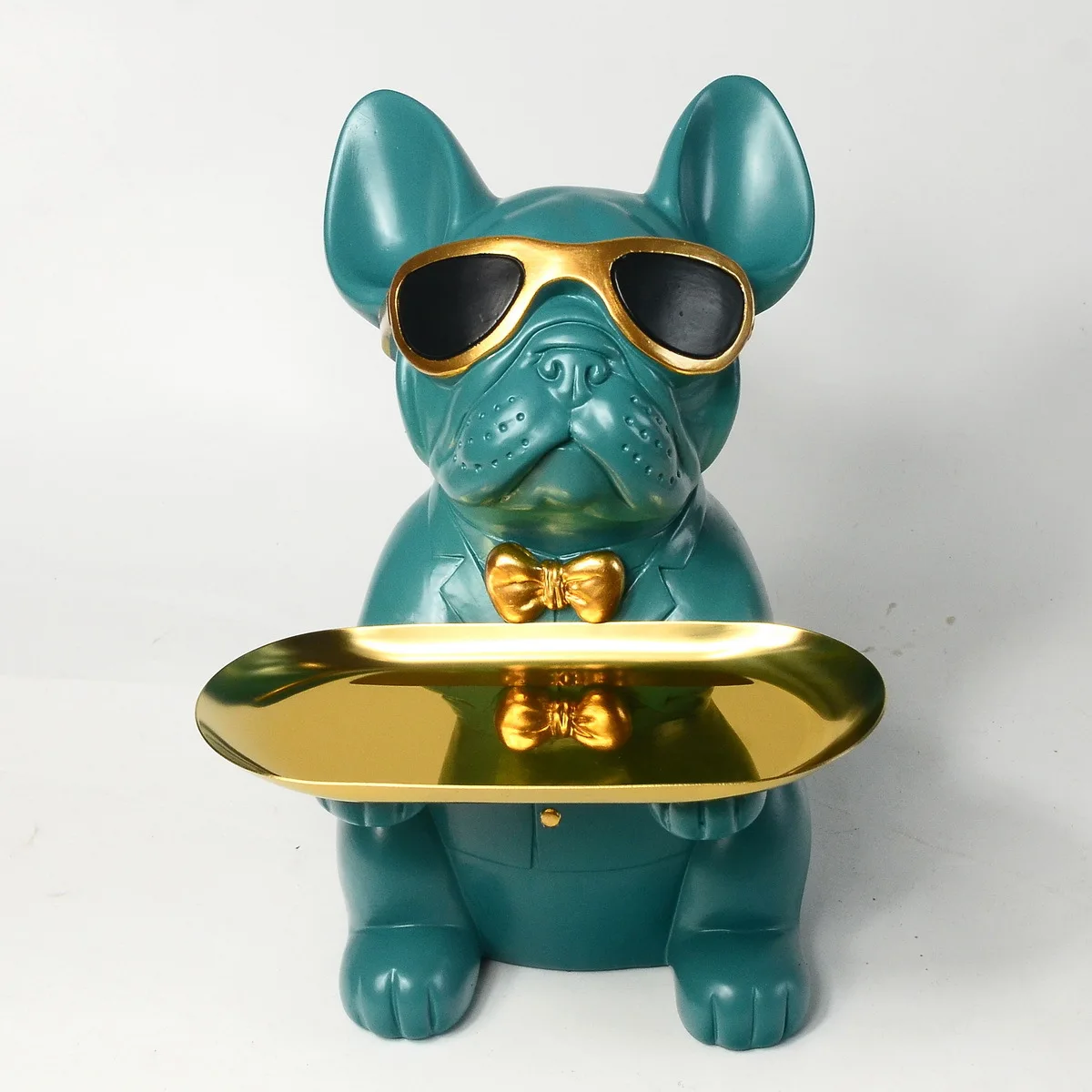 

Cool Bulldog,Statue,Table Decoration,Fashion Sculpture,Home Room Decor,Multifunction,Desk Storage,Figurine Miniature,Coin Bank