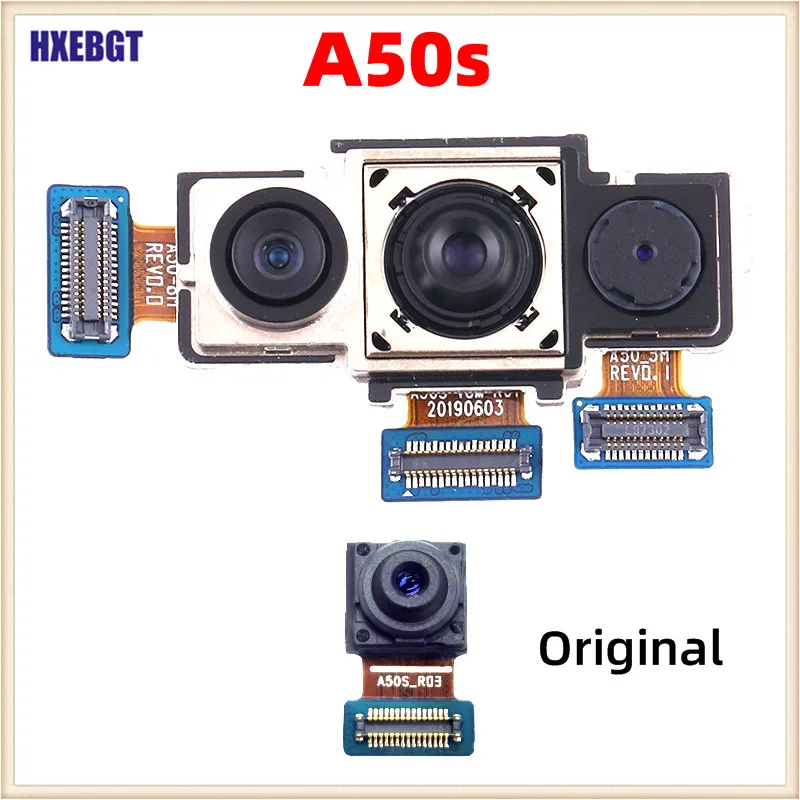 

Original Back Camera + SELFIE CAMERA For Samsung Galaxy A50s SM-A507 Main Big Camera Module + Front Camera Module Flex Cable
