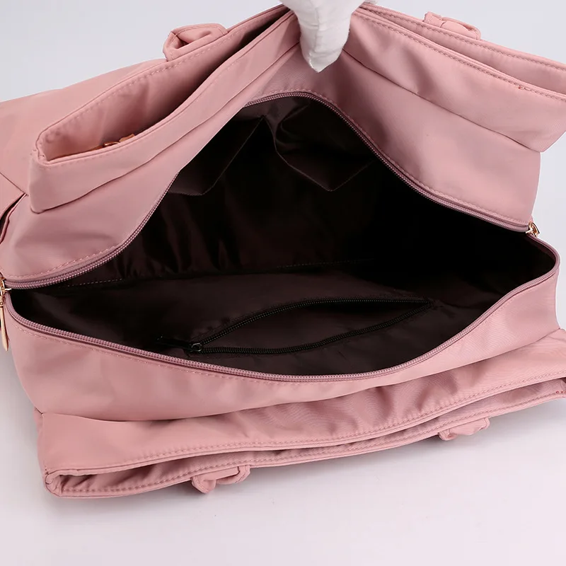 Большая женская сумка из ткани Оксфорд нейлоновая вместительная для путешествий