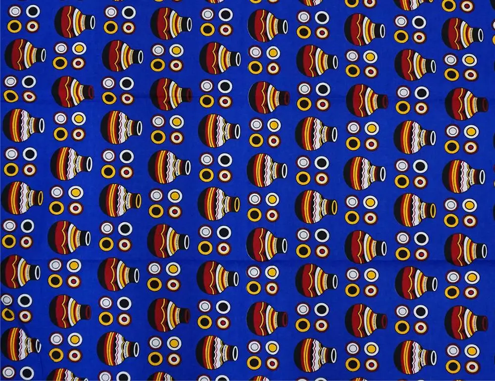 

African veritable real wax prints 6yards ankara printed fabric 100% cotton java style wax fabrics batick