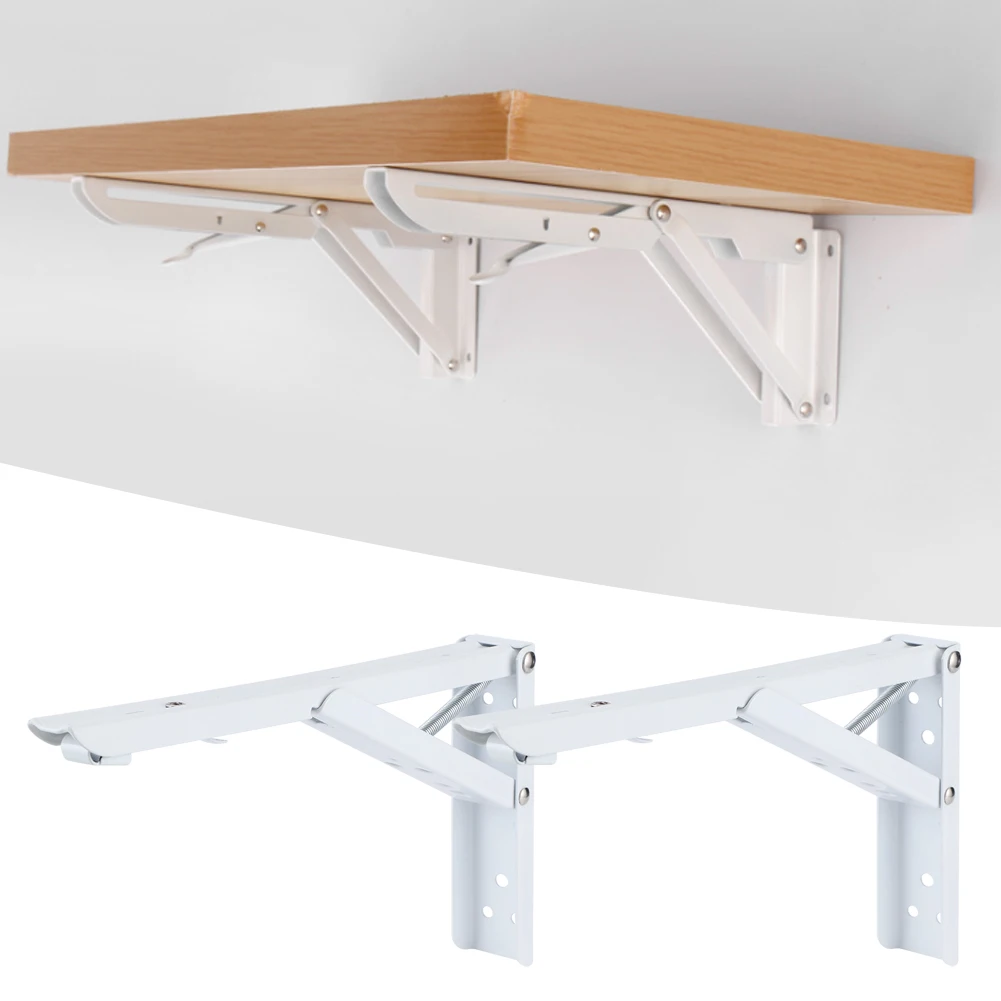 2 шт. треугольные складные кронштейны настенная полка поддержка стола