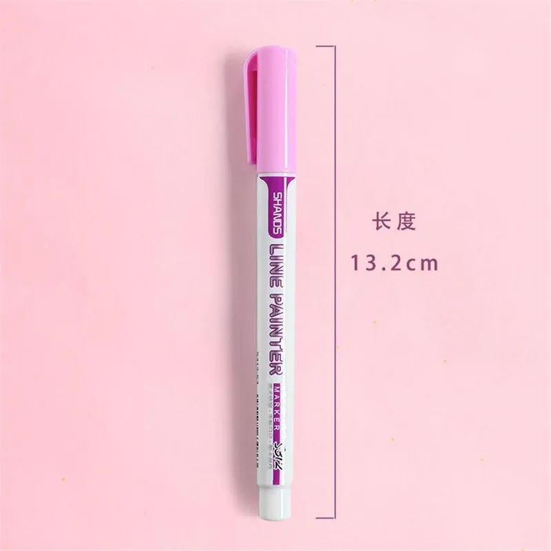 Двусторонняя контурная ручка 8 шт./компл. Блестящий цветной флуоресцентный