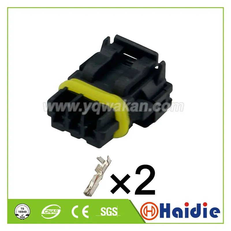 5 комплектов 2-контактный автомобильный пластиковый водонепроницаемый