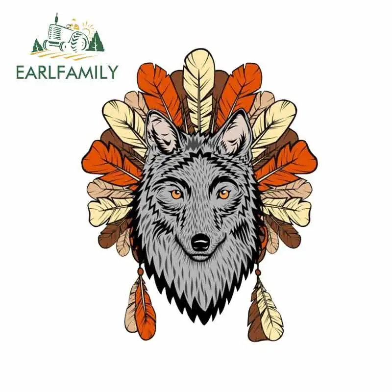 EARLFAMILY 13 см x 10 6 для знаменитостей волк мультфильм веселая фотография грузовика