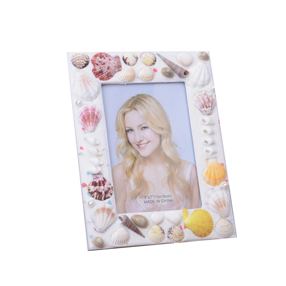 

7-дюймовая фоторамка из натуральной ракушки для украшения дома