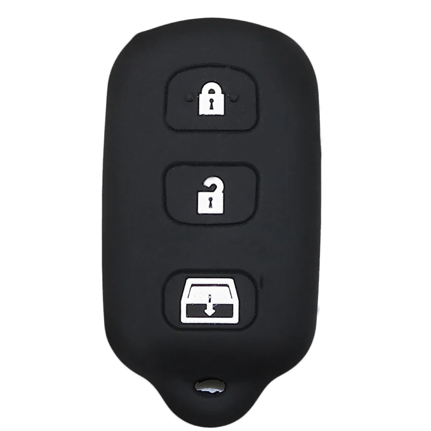 Силиконовый чехол для автомобильного ключа с 4 кнопками Toyota 4runner 1999-2009 Sequoia 2001-2008