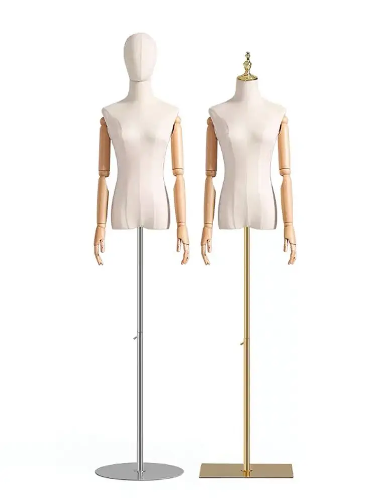 Магазин одежды окно для манекенов демонстрационная полка половинчатая одежда в