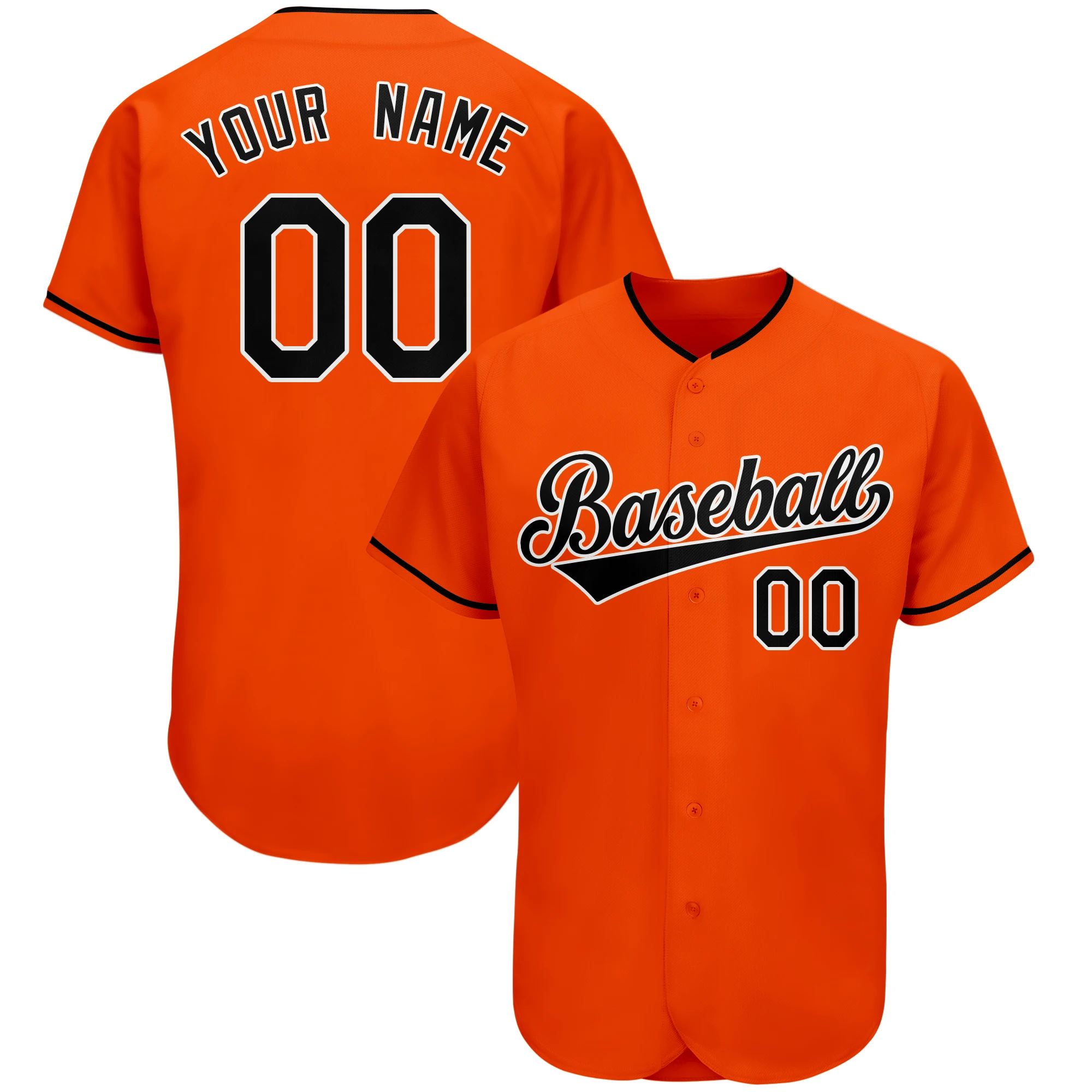 Custom Baseball Jersey for Men/Women/Youth Full Sublimated Team Name，Number，V-Neck Sport Shirts for Playing Party/Game Big size