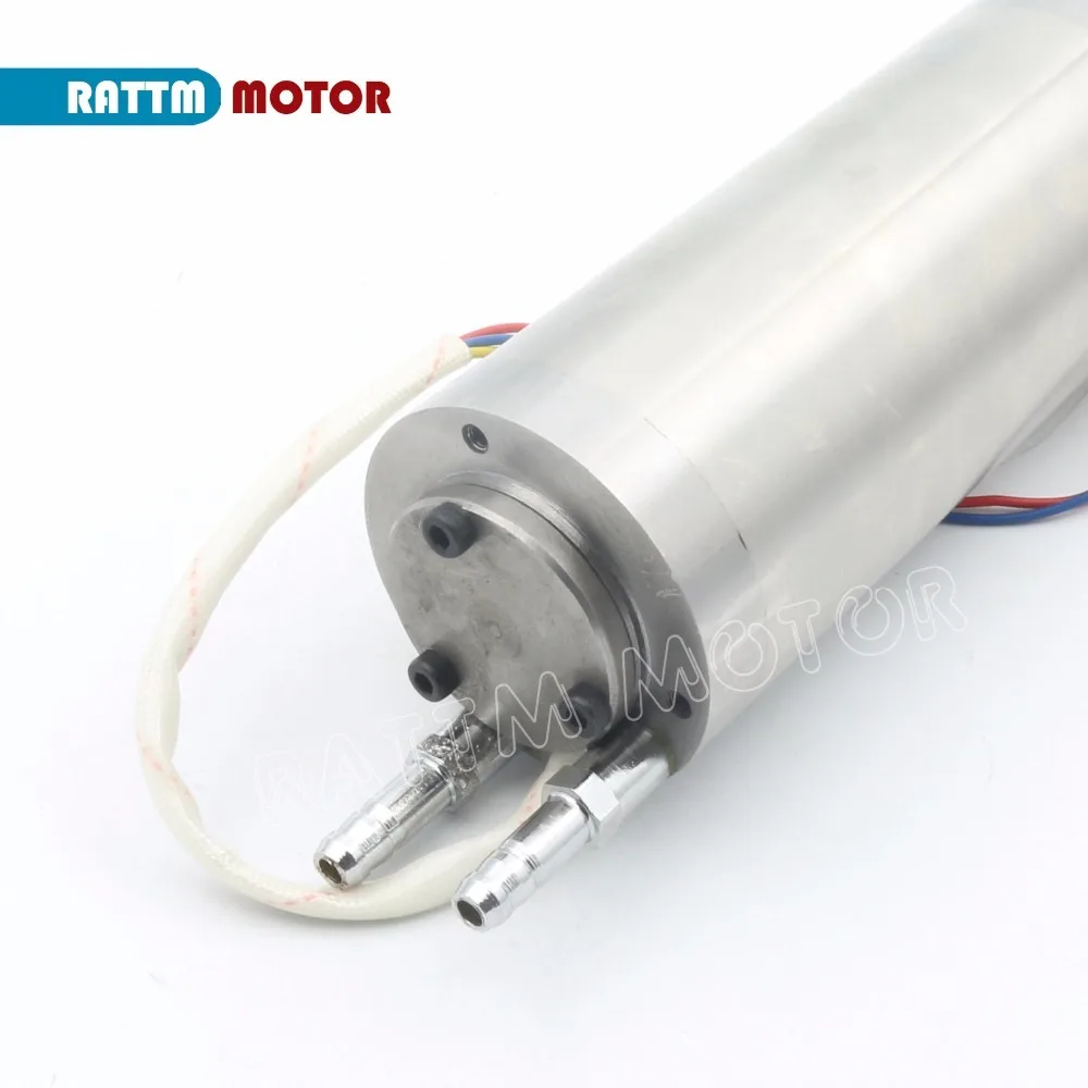 0.3KW 300W 75V шпиндель с водяным охлаждением ER8 4.5A высокая скорость 60000rpm мотор
