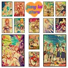 Аниме Toaru Kagaku no Railgun T постер Мисака Микото ретро постер картина стены искусства для гостиной дома спальни настенный Декор