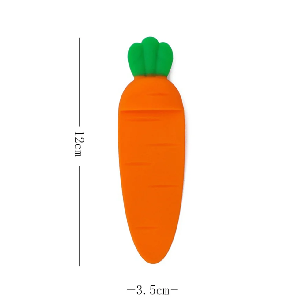 

Creative Cartoon Silicone Carrot Student Lovely Bookmarker Stationery