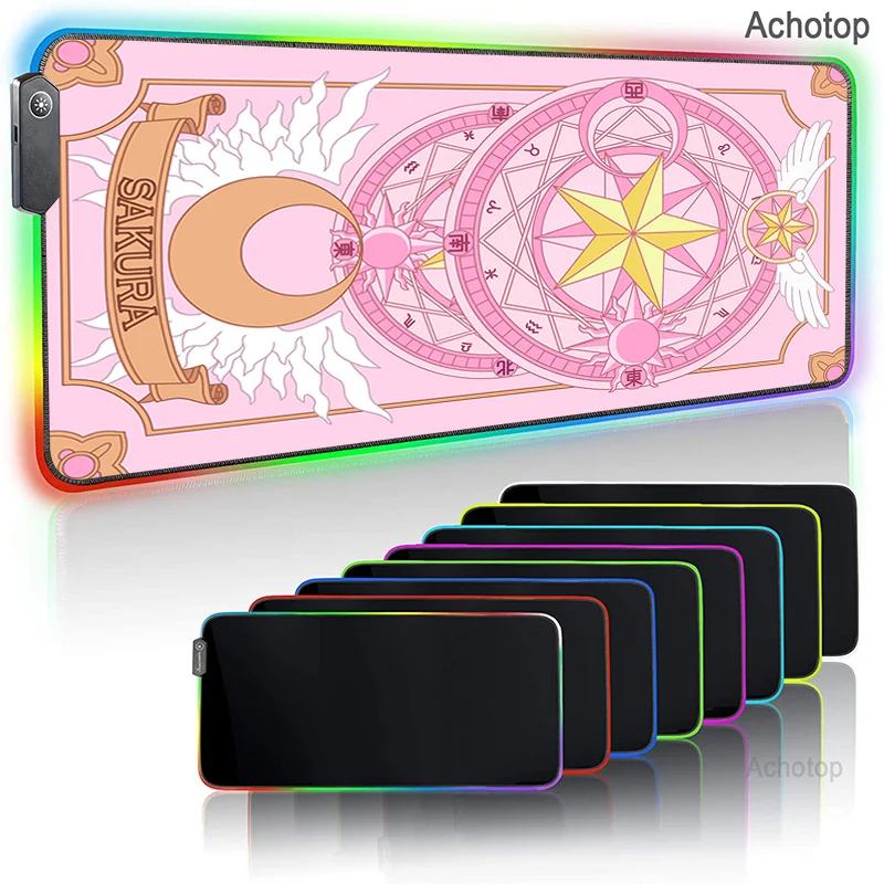 

Коврик для мыши, игровой, с подсветкой, с RGB-подсветкой