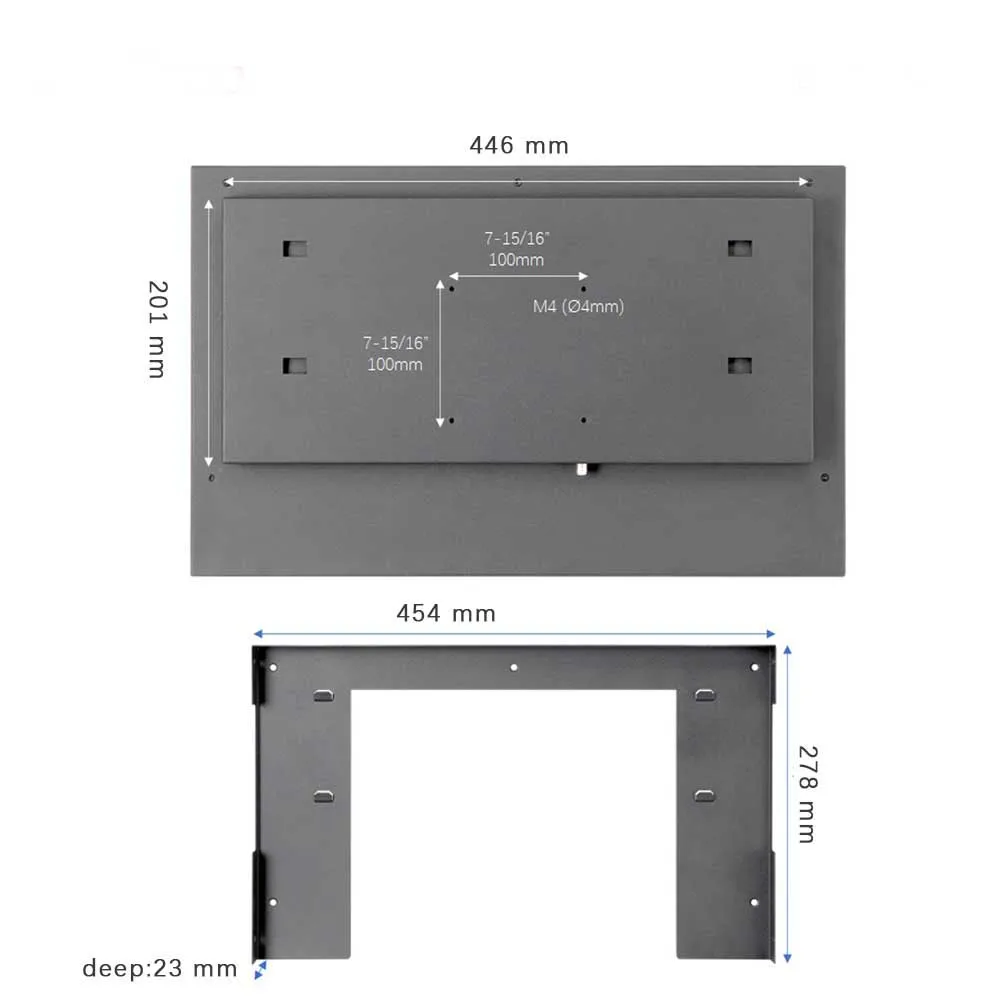 Soulaca 22-дюймовый сенсорный экран для телевизора ванной комнаты стандарт TV IP66