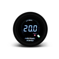 52mm digital car auto air fuel ratio gauge 12v racing air fuel meter indicator smoked tint lens 20 led
