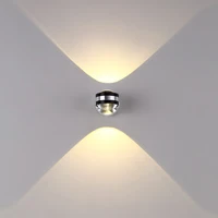 6w up and down wall light ac85 265v led wall sconce for living room bedroom background wall corridor aside indoor wall lamp bl01