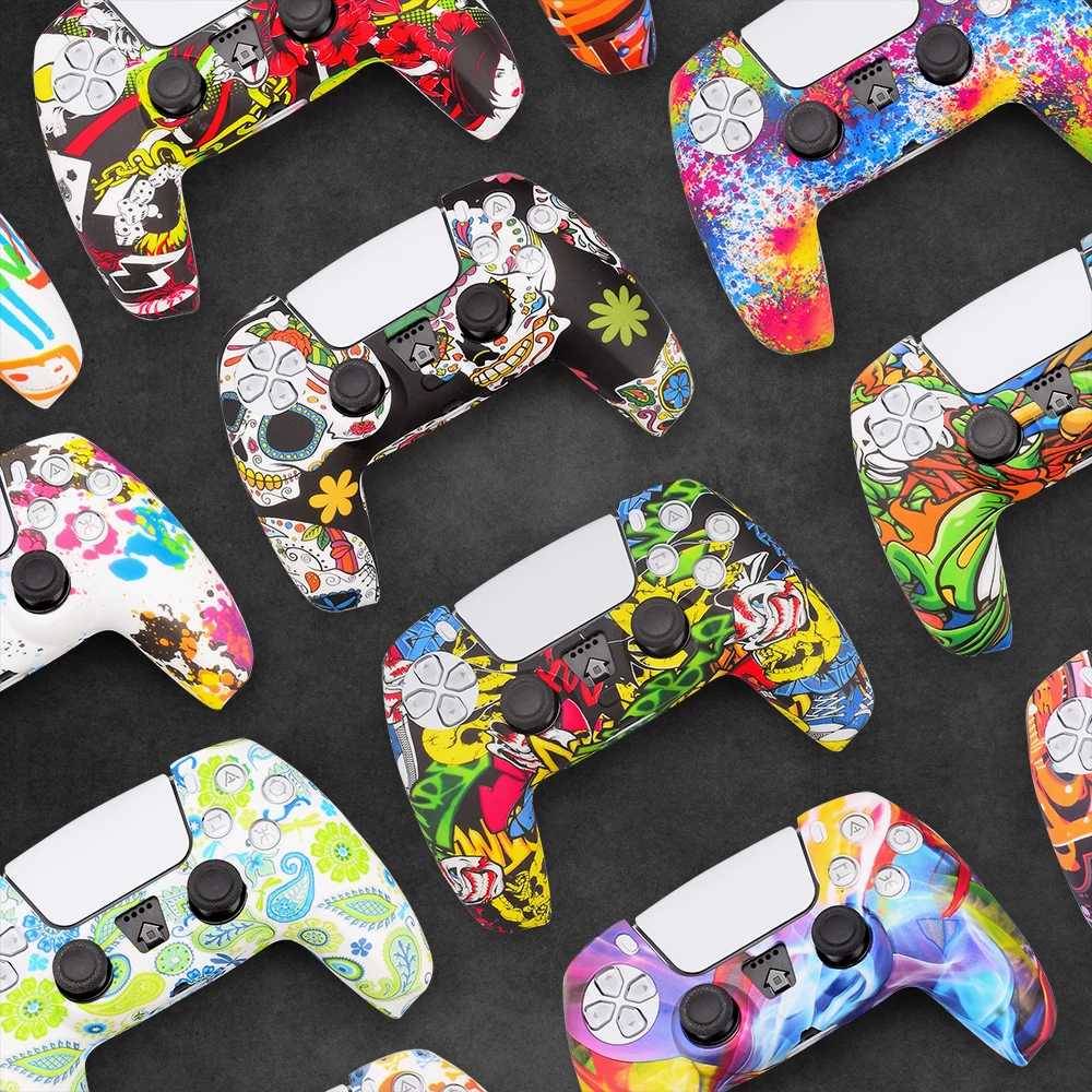 Защитный силиконовый чехол для SONY Playstation 5 аксессуары PS5 резиновый контроллера