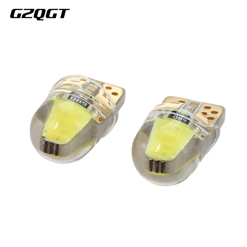 100X LED W5W T10 194 168 COB 8SMD светодиодная парковочная лампа авто Клинообразная CANBUS яркая