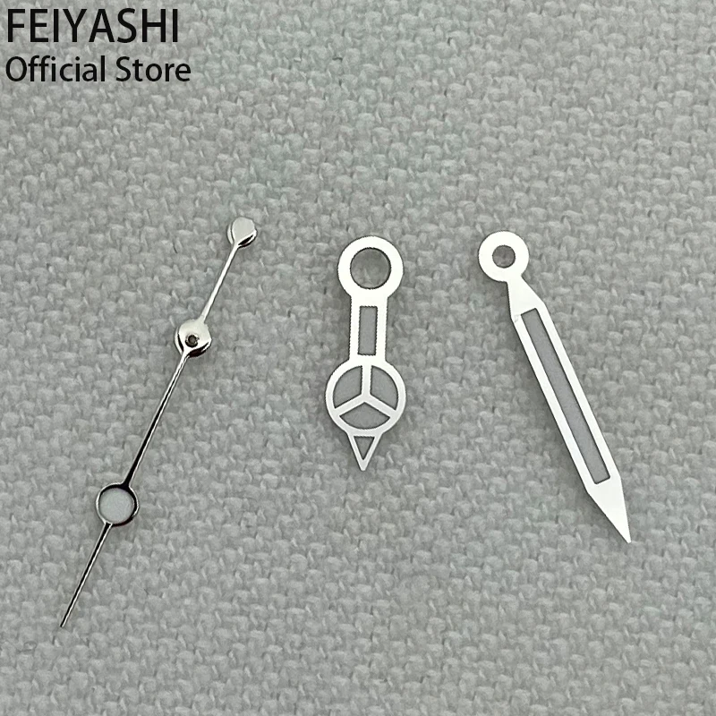 FEIYASHI watch hand green luminous hands accessory parts fit nh35 nh36 Citizen Miyota 8205 8215 821A movement Daytona submariner