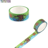 pc1851 cartoon dog washi tapes diy painting paper tape decorative adhesive tapes scrapbooking stickers