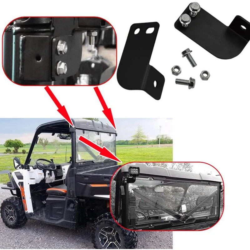 1 пара светодиодный кронштейн для камеры заднего вида на крышу 2013-2019 Polaris Ranger |