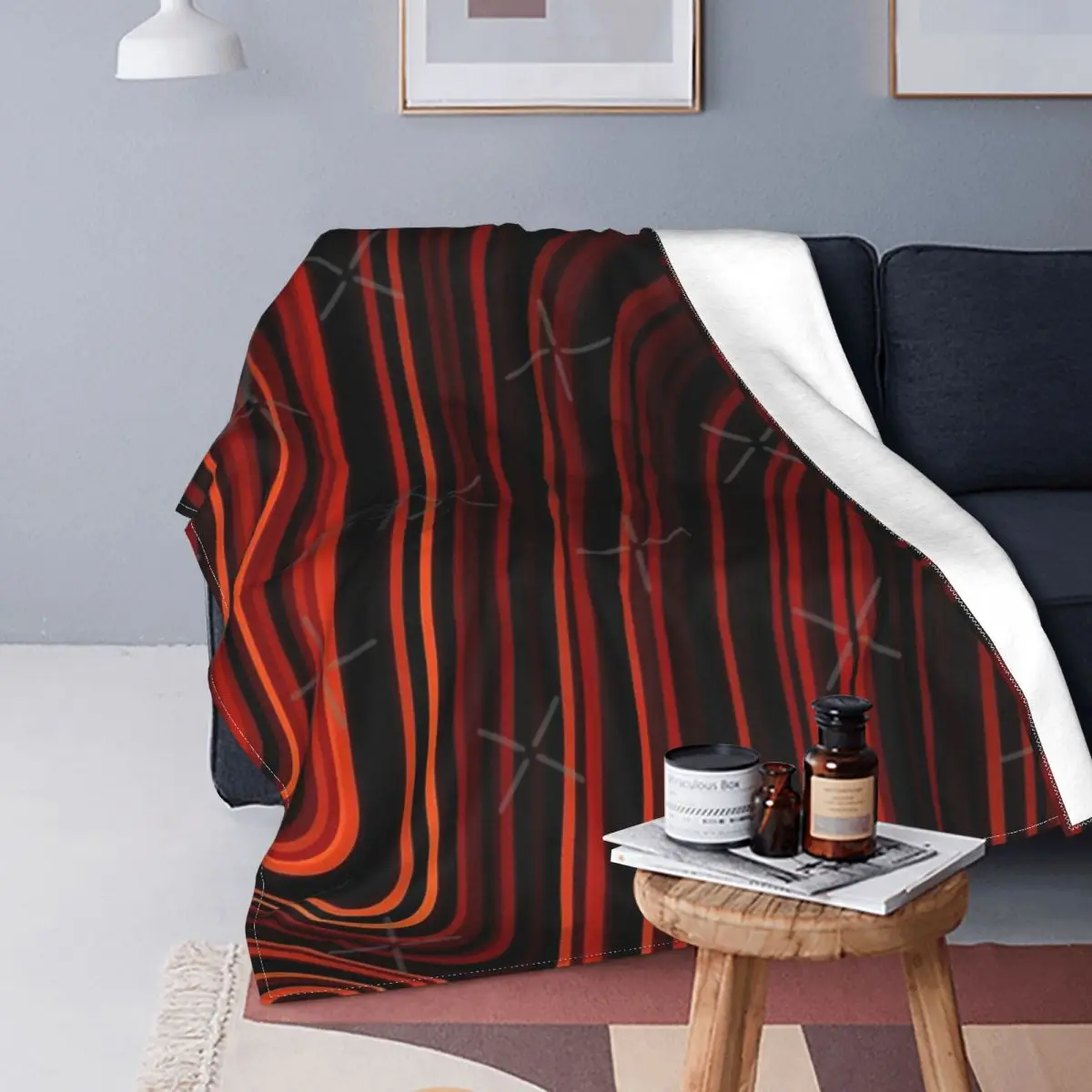 

Современное абстрактное Красное и черное 2 одеяла, покрывало для кровати, Клетчатое одеяло, покрывало для дивана, Клетчатое одеяло, роскошны...