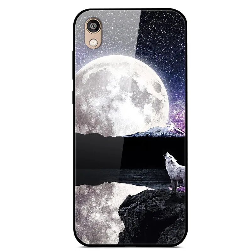 

Glass Case For Honor 8S Phone Case Phone Cover Phone Shell Back Bumper Series 3