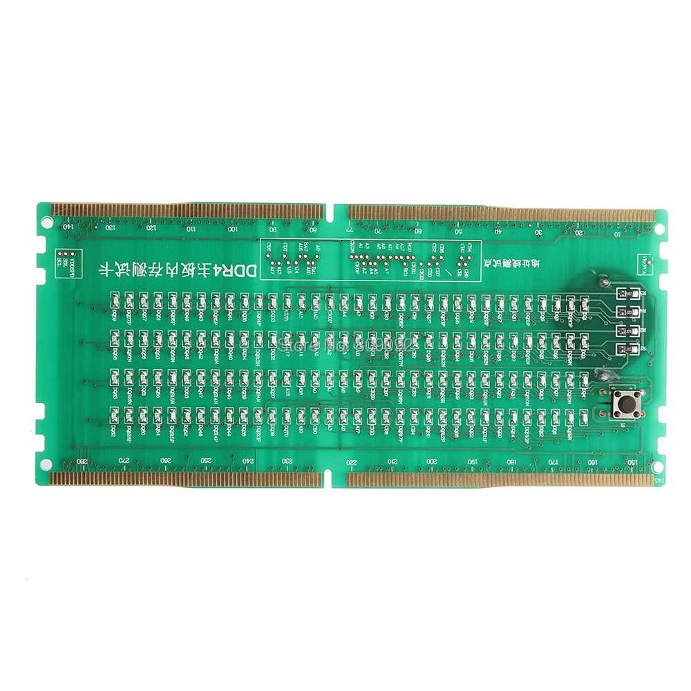 Настольный компьютер материнская плата DDR4 RAM Memorry Slot тестер с светодиодный