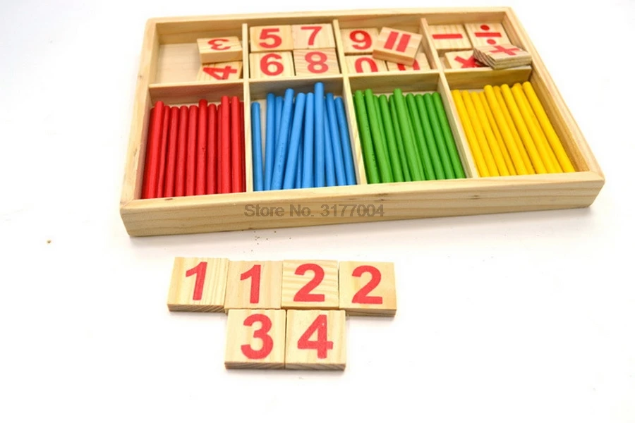 Детские деревянные школьные шпиндели с подсчетом | Игрушки и хобби
