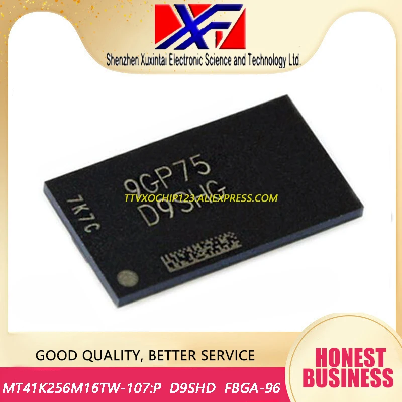 

20Pcs/Lot MT41K256M16TW-107:P MT41K256M16 SDRAM - DDR3L Memory IC 4Gb (256M x 16) Parallel 933MHz 96-FBGA (8x14)