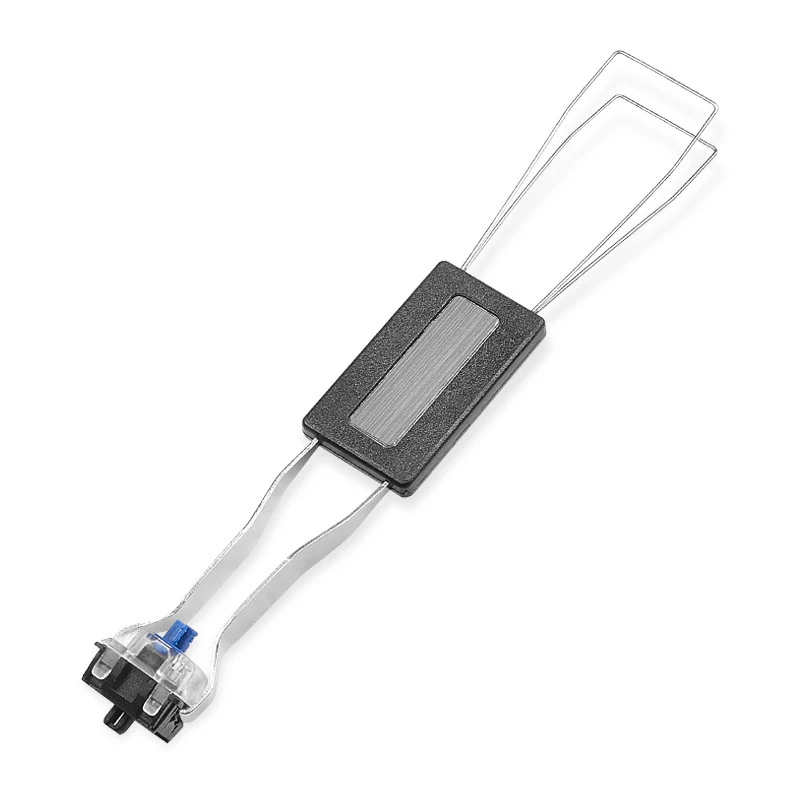 Белая освещенная контржурным светом механическая клавиатура Кепки съемник для