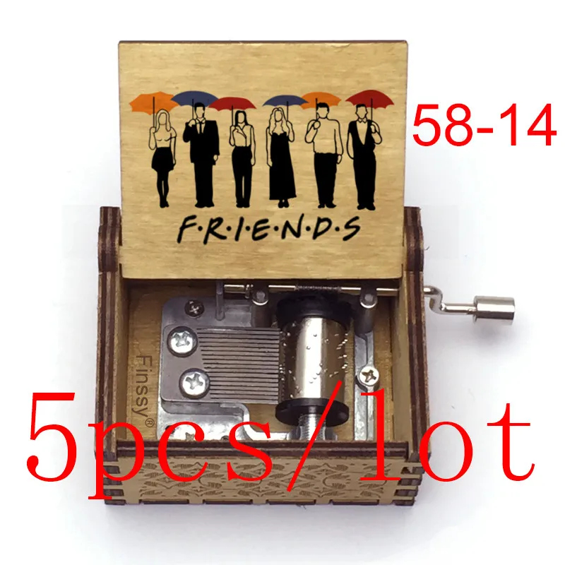 5 шт./лот музыкальная тема для ТВ-шоу Друзья я буду там вас печать фигурок