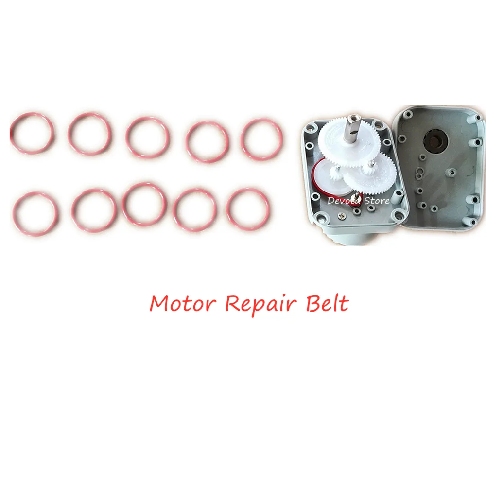 10X Belt Set for MABUCHI DC Gear Motor Repair, Watch Winder Accessories and Special Parts image 2