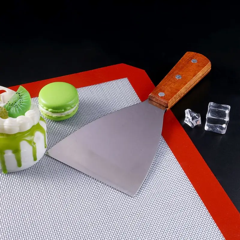Лопата для торта треугольная скребок искусственная лопатка сыра лезвие из