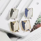 Атакующие гигантские броши значок Shigeki No Kyo Аниме Косплей искусственная Мужская Женская Мужская брошь в подарок Llavero