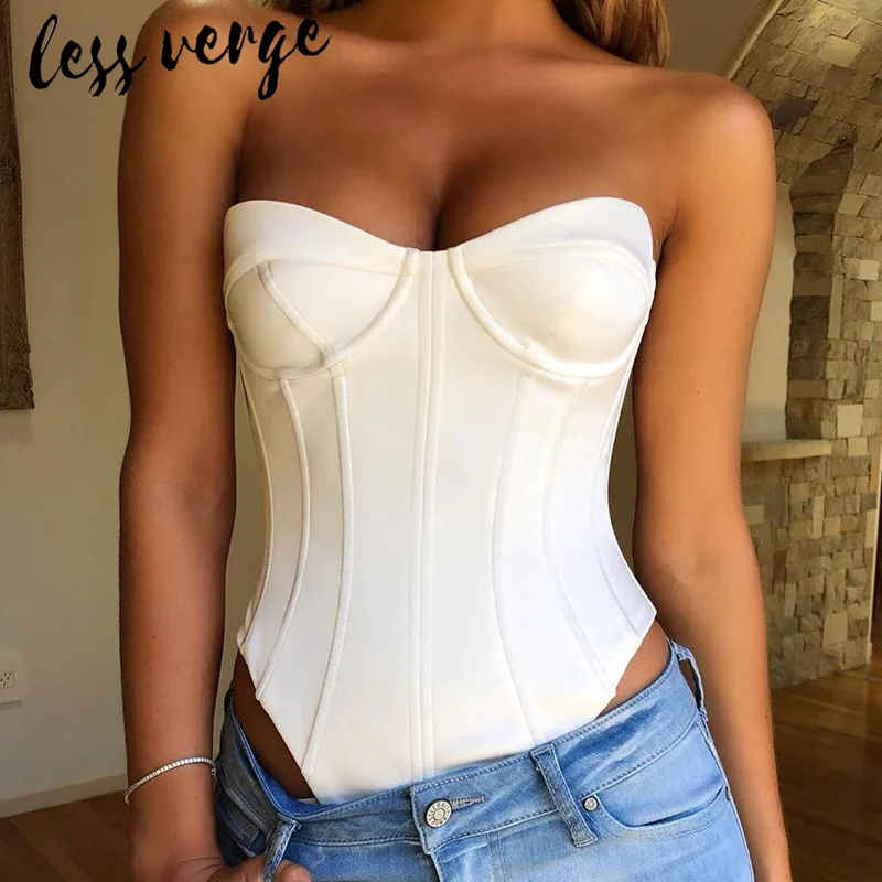 Женский облегающий сексуальный костюм lessverge белый хлопковый комбинезон красного