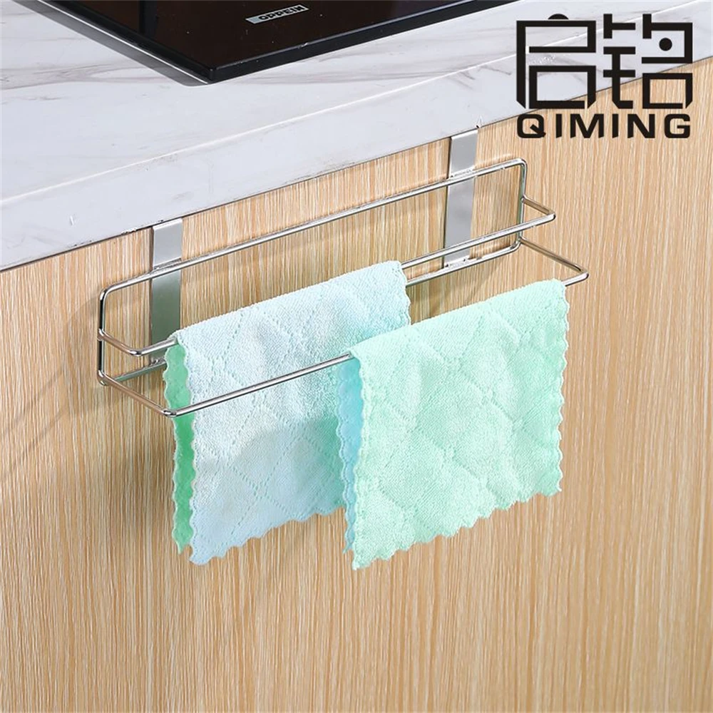 

Stainless Steel Wall-mounted Kitchen Storage Rack Convenient Glue Installation Multifunctional Home Storage Storage Supplies