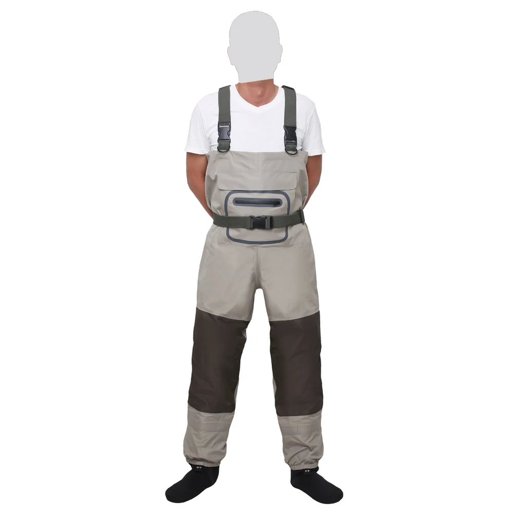 Lightweight Breathable Fly Fishing Chest Waders Stockingfoot Waders for Men and Women enlarge