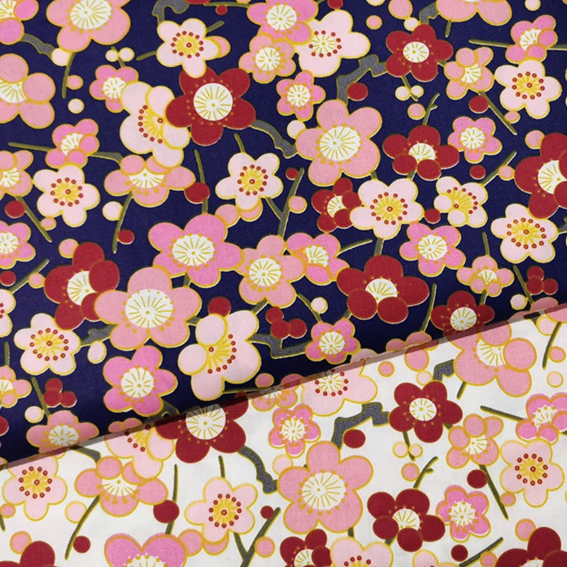 

Floral Cotton Patchwork Cloth 100% Cotton Fabric Kids DIY Sewing Quilting Fat Quarters Material For Baby&Child