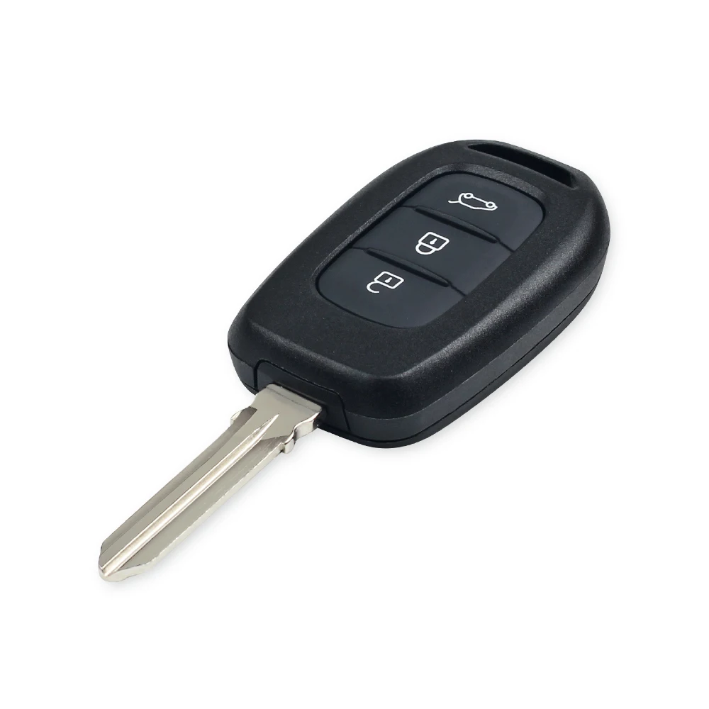 Чехол-накладка для автомобильного брелока Dandkey 3 кнопки Renault Duster Sandero Logan Clio Captur Laguna