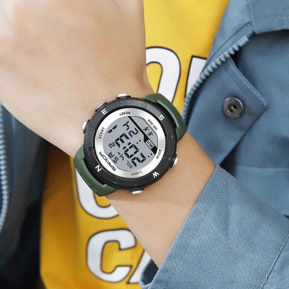 Часы наручные Sanda Мужские Цифровые электронные уличные спортивные