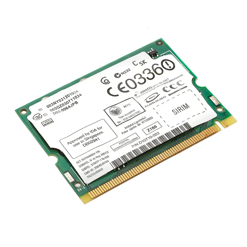 Intel Pro/Wireless 2200BG 802.11b/G Mini PCI сетевая карта Wi Fi для Toshiba Dell|Сетевые карты| |