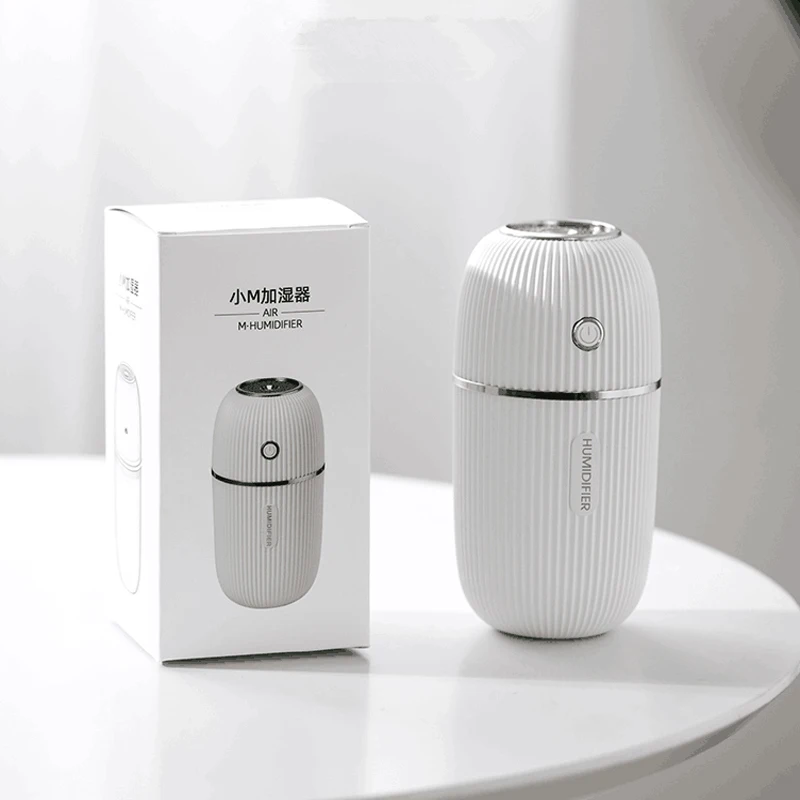 

300ML Mini Air Humidifier Ultrasonic Led Light USB Humidificador Aroma Essential Oil Diffuser Color Night Lamp Mist Maker