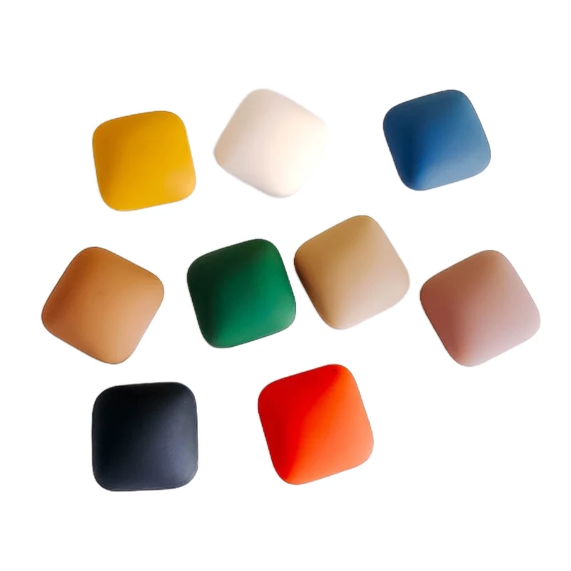 

Resin Plastic Flat Back Square Shape Cameo Cabochon Pendant Earring Accessories Jewelry Component Diy Handmade Material 20pcs