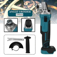 100mm brushless cordless impact angle grinder diy cutting grinder power tool machine polishing for makita 18v battery household
