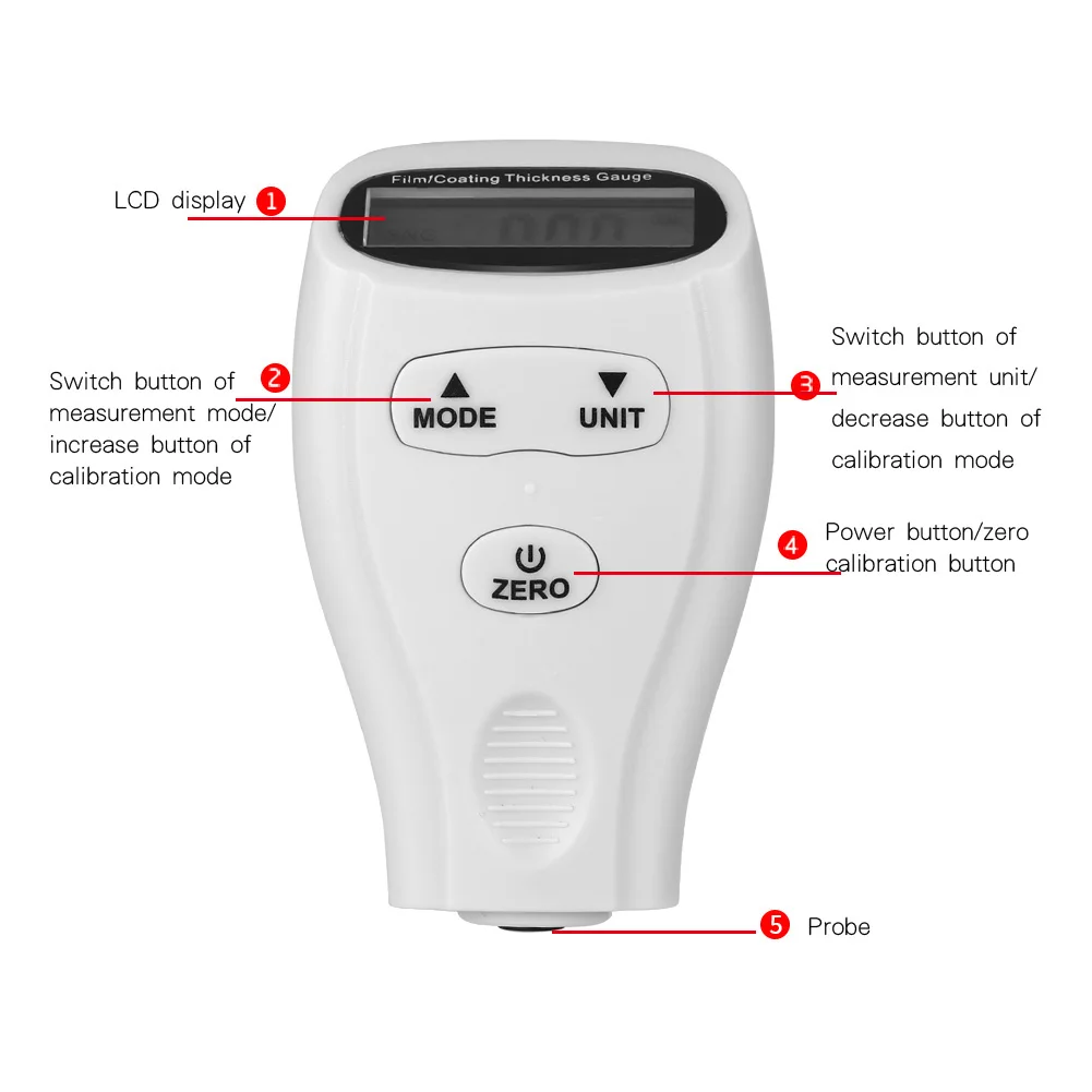 Контрольный инструмент автомобильных металлических покрытие лак цветные
