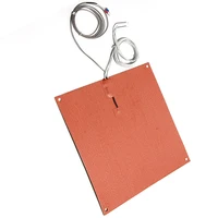 Silicone Heating Plate1450W-2400W 600*300-500mm Built Thermocouple type K Coated Fiberglass 3D Printer Heater